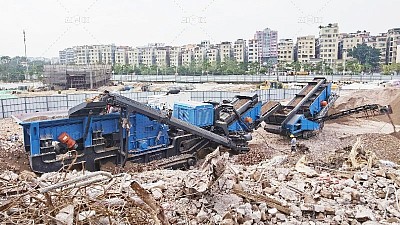 mobile stone crusher plant