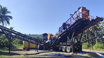 Trituradora de Piedra Pequeña para Obras Temporales