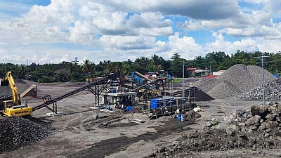 Planta Trituradora Estacionaria de Grava en Filipinas