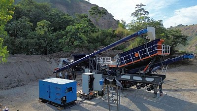 80TPH Mobile Type Stone Crusher Plant in el Salvador