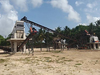 Stationary Stone Crushing Plant for Limestone