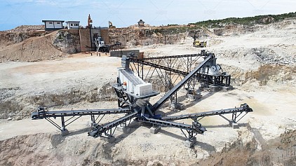 Stationary Aggregate Crusher Plan in Indonesia for Paper Factory